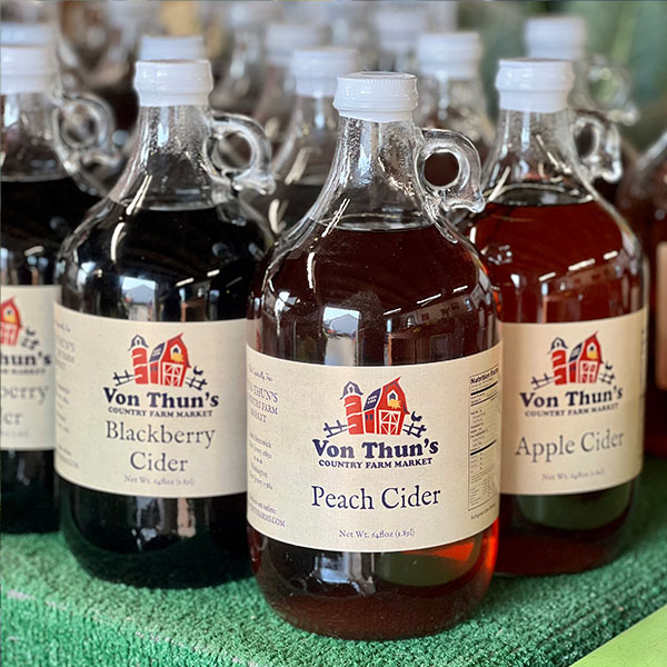 Cider Von Thun Farms Washington